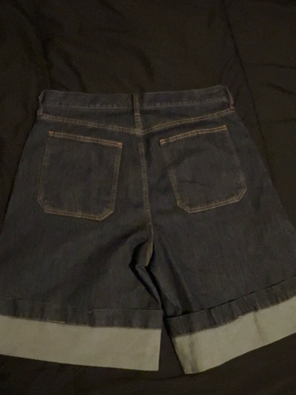 Fashion Nova Women’s Dark Bermuda Denim Jean Shorts - Picture 4 of 4